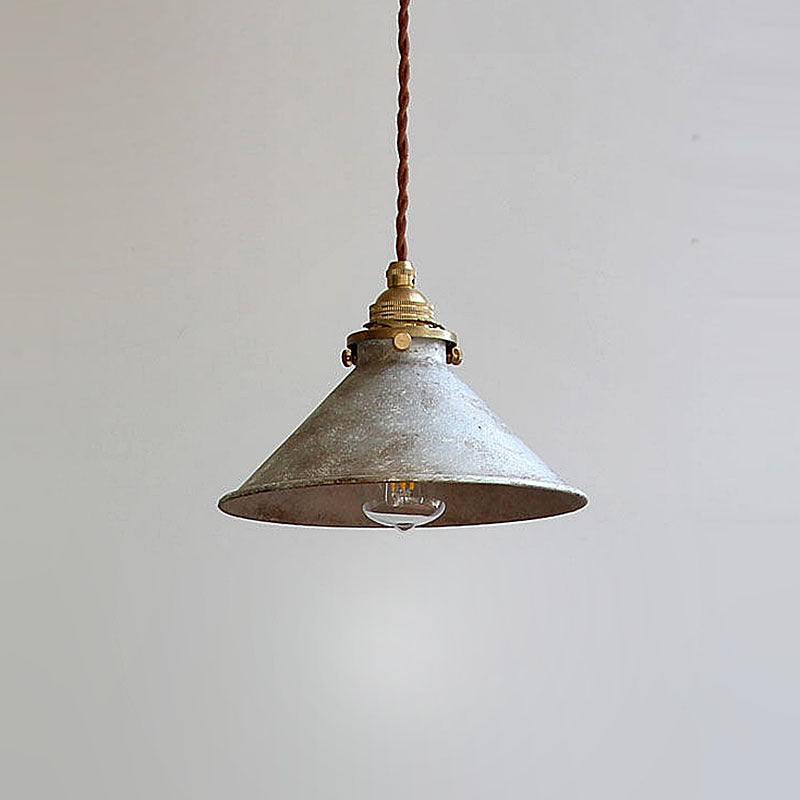 Rustic Iron Pendant Light – Nordic Retro Ceiling Lamp for Kitchen & Dining