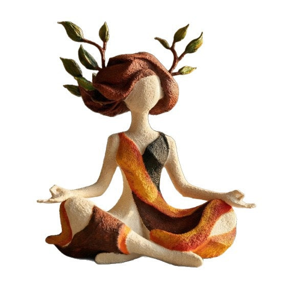 Inner Harmony Sculptural Figurine Resin Statue