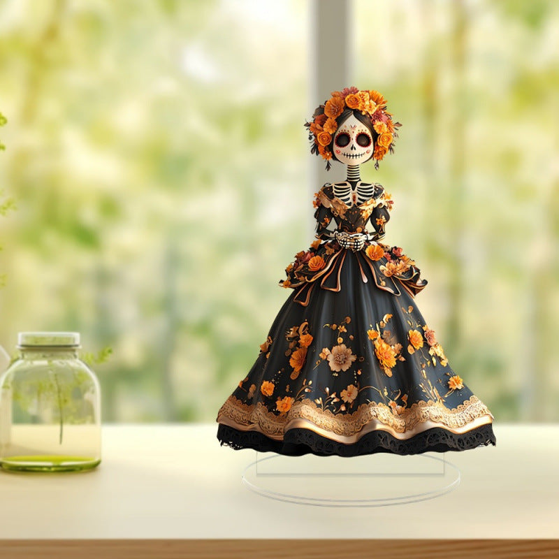 Gothic Desktop Figurine – Waterproof Resin Desk Ornament