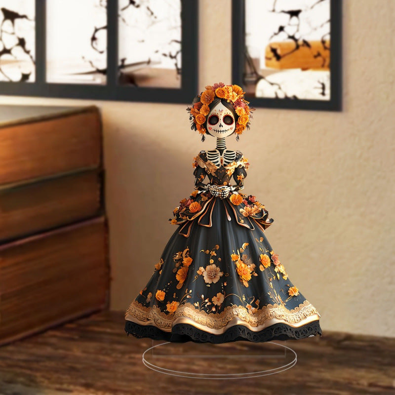 Gothic Desktop Figurine – Waterproof Resin Desk Ornament