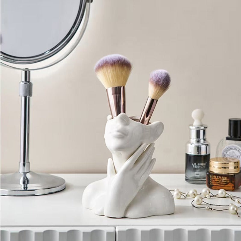Human Form Ceramic Vase – Artistic Body-Shape Vase for Nordic Home Decor